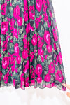 Jupe maxi verte et mauve fleurie (m)-Joe Fresh-La Penderie du Paradis 🕊