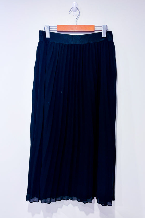 Jupe maxi plissée noire (l)-Simons-La Penderie du Paradis 🕊