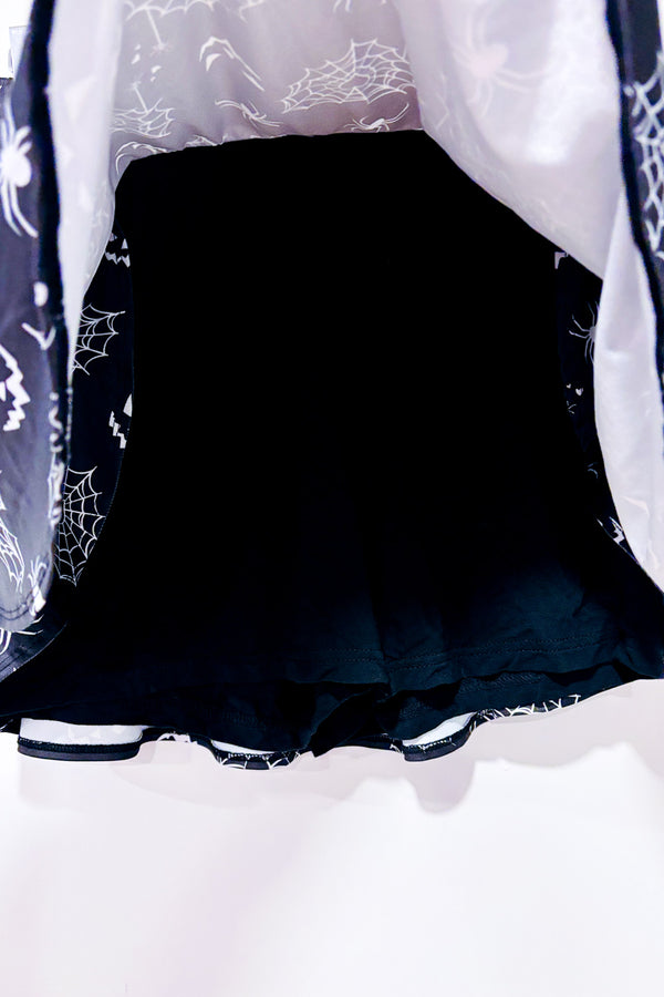 Jupe-short noire motifs Halloween seconde main - SHEIN- La Penderie du Paradis