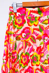 Jupe midi plissée multicolore* seconde main - Véro Collection- La Penderie du Paradis