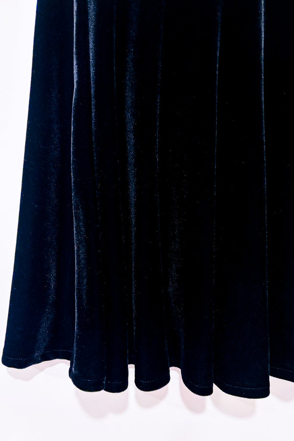 Jupe noire en velours* seconde main - Simons- La Penderie du Paradis
