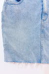 Jupe en jeans bleu pâle* seconde main - Garage- La Penderie du Paradis