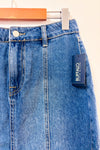 Jupe maxi en denim fendue à taille haute* seconde main - Buffalo David Bitton- La Penderie du Paradis