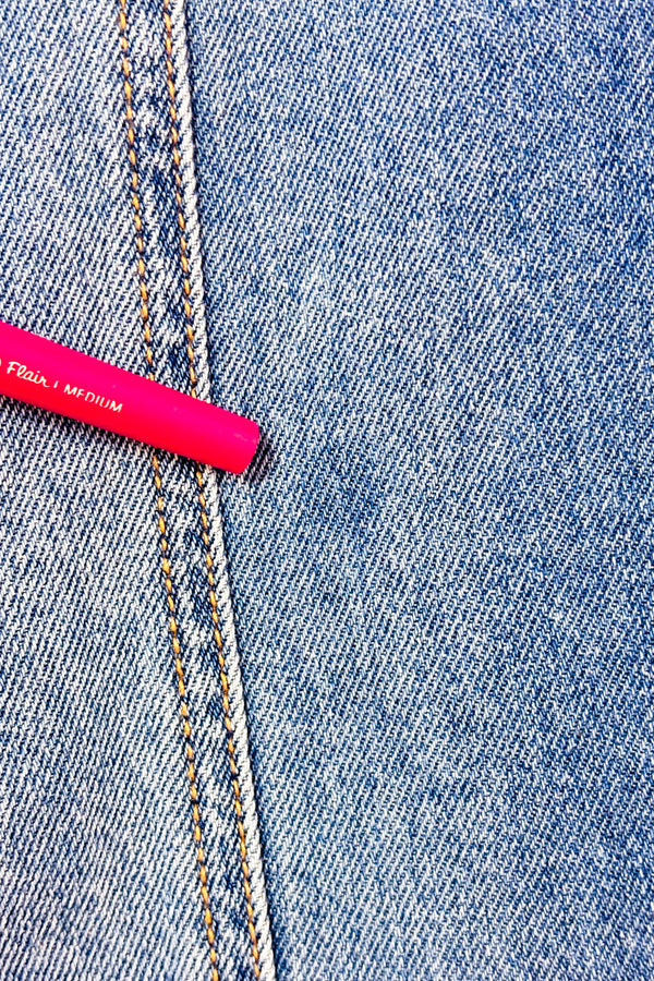 Jupe maxi en denim fendue à taille haute* seconde main - Buffalo David Bitton- La Penderie du Paradis