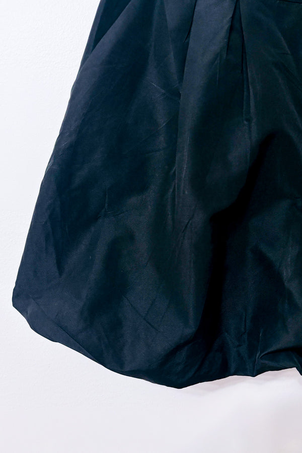 Jupe noire bouffante à plis seconde main - Bedo- La Penderie du Paradis