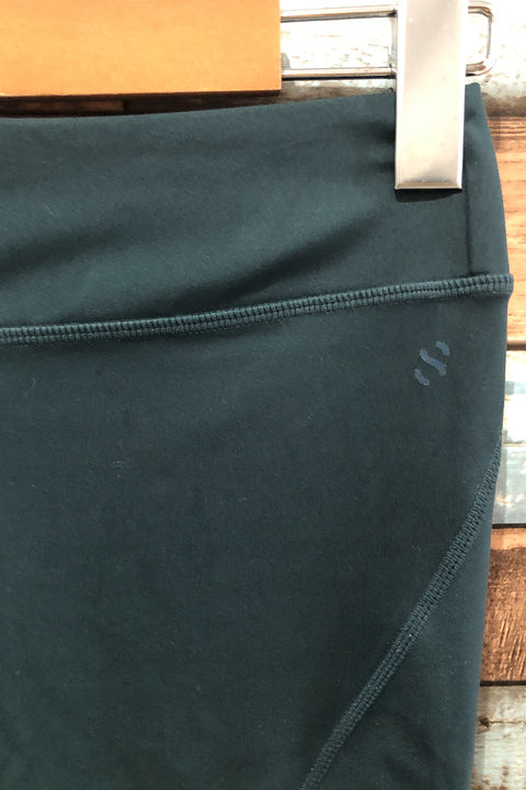 Legging d'entrainement vert foret et bleu clair (s) seconde main H&M   
