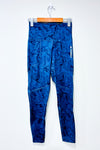 Legging bleu avec motifs (s) seconde main Adidas 