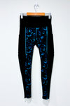 Legging noir et turquoise fleuri (s) - The North Face - La Penderie du Paradis ?