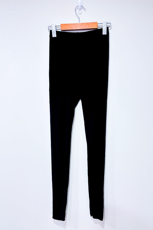 Legging noir en maille (xs)-H&M-La Penderie du Paradis 🕊