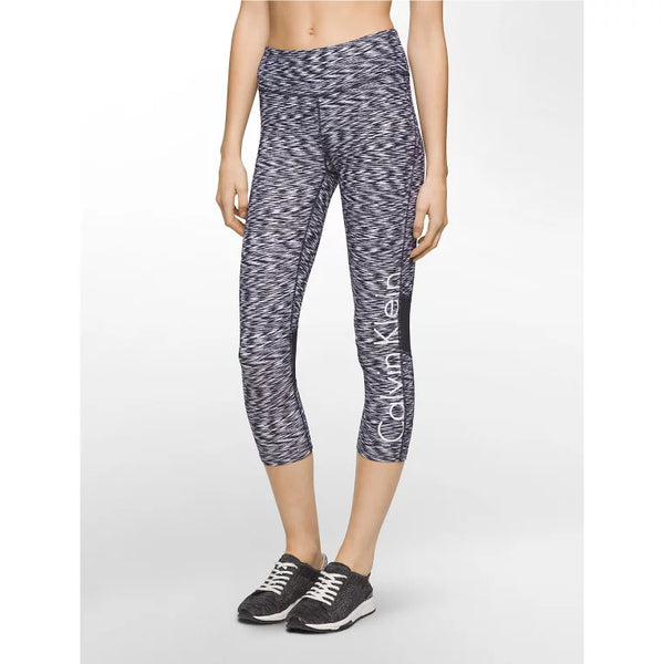 Legging 3/4 bleu à motifs* seconde main - Calvin Klein- La Penderie du Paradis