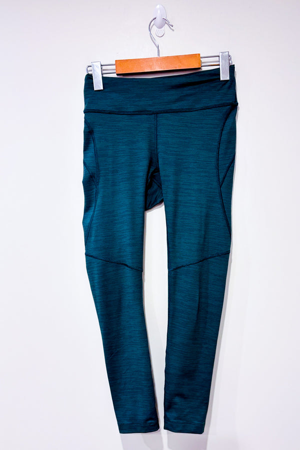 Legging vert forêt à taille basse seconde main - Outdoor Voices- La Penderie du Paradis