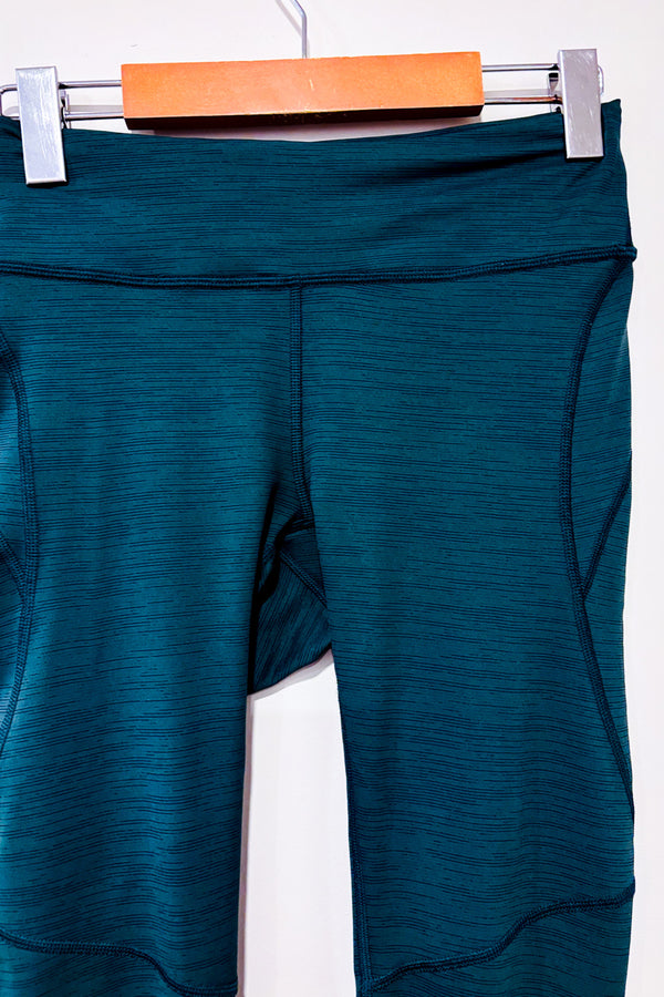 Legging vert forêt à taille basse seconde main - Outdoor Voices- La Penderie du Paradis