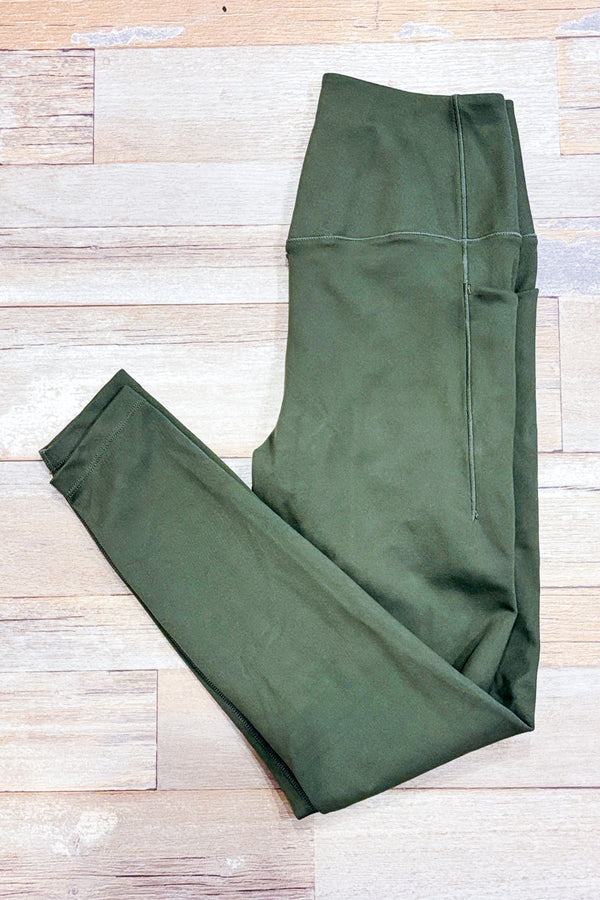 Legging kaki seconde main - Danskin- La Penderie du Paradis