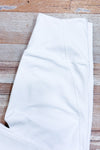 Legging blanc Define PowerHold 7/8 à taille haute seconde main - Fabletics- La Penderie du Paradis