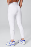 Legging blanc Define PowerHold 7/8 à taille haute seconde main - Fabletics- La Penderie du Paradis