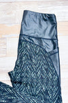 Legging noir et vert à motifs seconde main - Ardene- La Penderie du Paradis