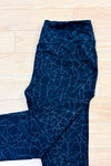 Legging sport 3/4 noir à motifs géométriques* seconde main - Eddie Bauer- La Penderie du Paradis