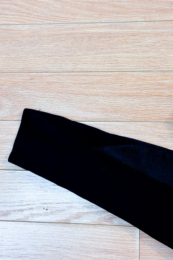 Legging épais noir texturé seconde main - Dynamite- La Penderie du Paradis