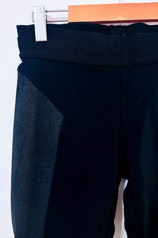 Legging épais noir texturé seconde main - Dynamite- La Penderie du Paradis