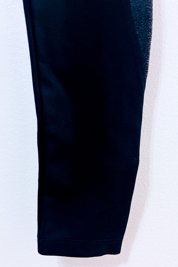 Legging épais noir texturé seconde main - Dynamite- La Penderie du Paradis