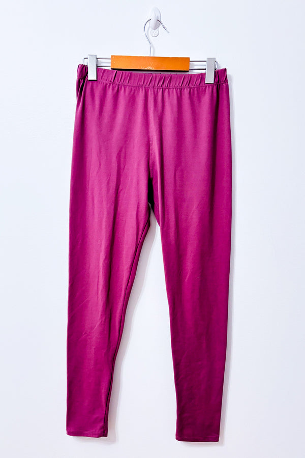 Legging mauve extensible seconde main - Sweetlegs- La Penderie du Paradis