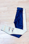 Legging sport mauve et beige color block* seconde main - Puma- La Penderie du Paradis