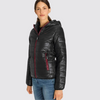 Manteau noir puffer Kara (m)