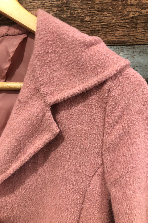 Manteau de printemps rose avec capuchon (s) seconde main Dynamite   