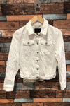 Manteau en jeans blanc (s) seconde main Banana Republic 