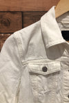 Manteau en jeans blanc (s) seconde main Banana Republic 