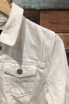 Manteau en jeans blanc (s) seconde main Banana Republic 