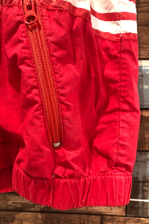 Manteau rouge et blanc rayé (m) seconde main Simons   