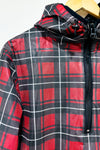 Manteau imperméable rouge à carreaux (m) seconde main Moose Knuckles 