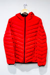 Manteau puffer orange en duvet (l) -- La Penderie du Paradis ?