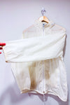 Manteau imperméable vintage beige avec pochette pour capuchon au collet (l)-Strands-La Penderie du Paradis 🕊