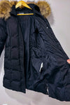 Manteau d'hiver noir puffer rembourré en duvet* seconde main - Flash Geo- La Penderie du Paradis