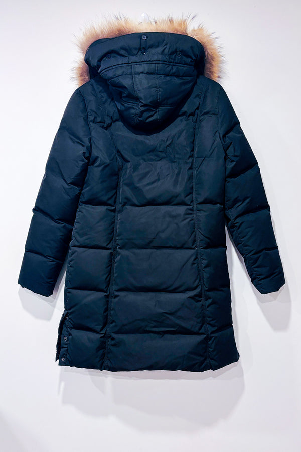 Manteau d'hiver noir puffer rembourré en duvet* seconde main - Flash Geo- La Penderie du Paradis