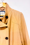 Manteau trench beige en laine seconde main - Old Navy- La Penderie du Paradis