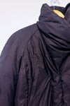 Manteau en duvet brun chocolat col enveloppant* seconde main - Cole Haan- La Penderie du Paradis