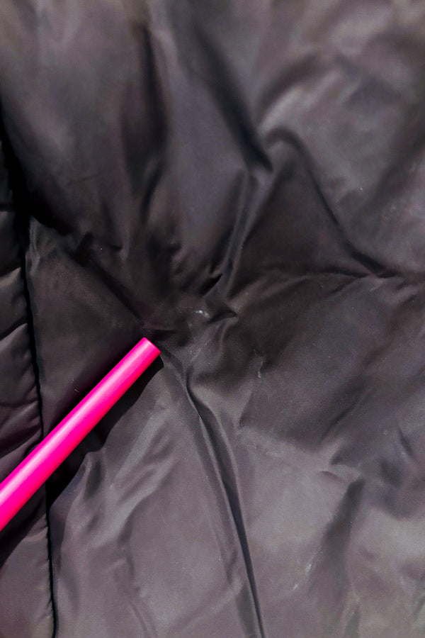 Manteau en duvet brun chocolat col enveloppant* seconde main - Cole Haan- La Penderie du Paradis