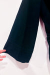 Manteau noir en laine à nouer* seconde main - Bedo- La Penderie du Paradis