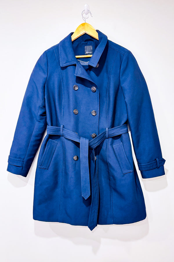 Manteau trench marine* seconde main - Reitmans- La Penderie du Paradis