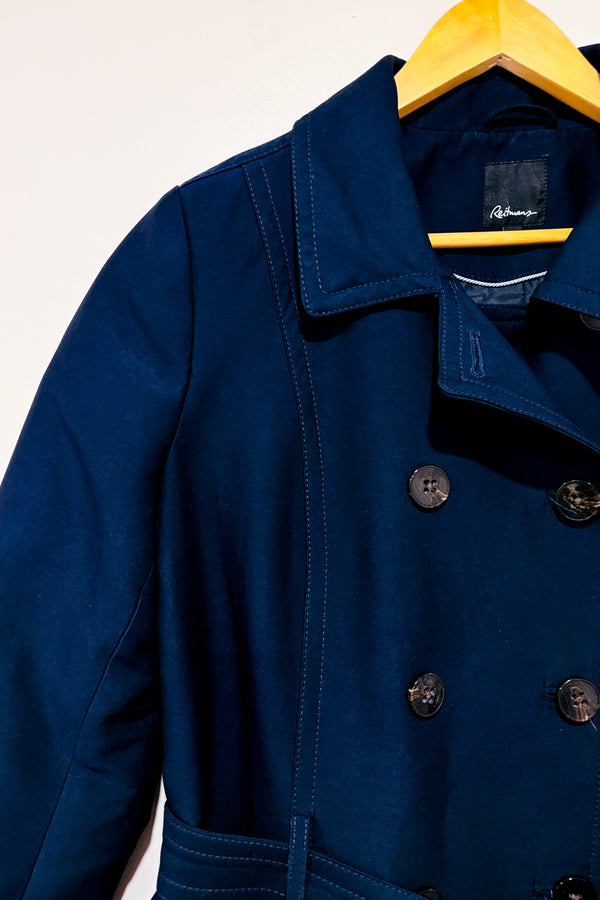 Manteau trench marine* seconde main - Reitmans- La Penderie du Paradis