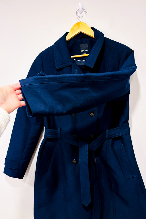 Manteau trench marine* seconde main - Reitmans- La Penderie du Paradis