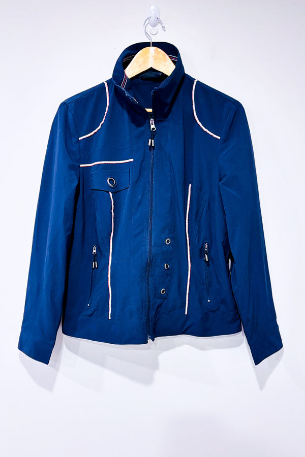 Manteau mi-saison léger marine * seconde main - Orly Sport- La Penderie du Paradis