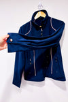 Manteau mi-saison léger marine * seconde main - Orly Sport- La Penderie du Paradis