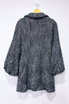 Manteau en laine noir et blanc seconde main - Renato Balestra- La Penderie du Paradis