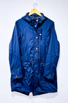 Manteau imperméable marine style parka léger avec capuchon* seconde main - Simons- La Penderie du Paradis