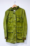Manteau cargo kaki à capuchon seconde main - Garage- La Penderie du Paradis