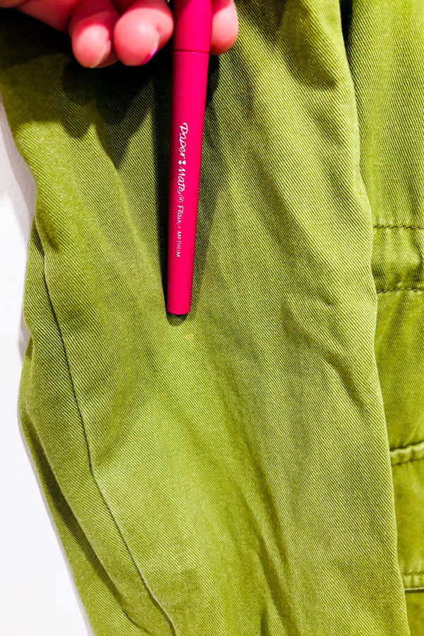 Manteau cargo kaki à capuchon seconde main - Garage- La Penderie du Paradis